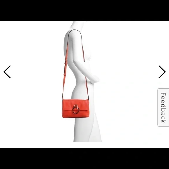 COPY - Plums vince camuto leather crossbody bag come with a dust bag - Picture 3 of 15